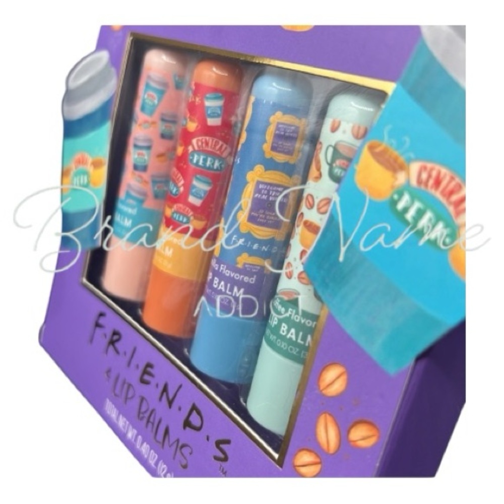 PRICE IS FIRM - Friends Central Perk 4 Piece Lip Balm Gift Set - Picture 2 of 3